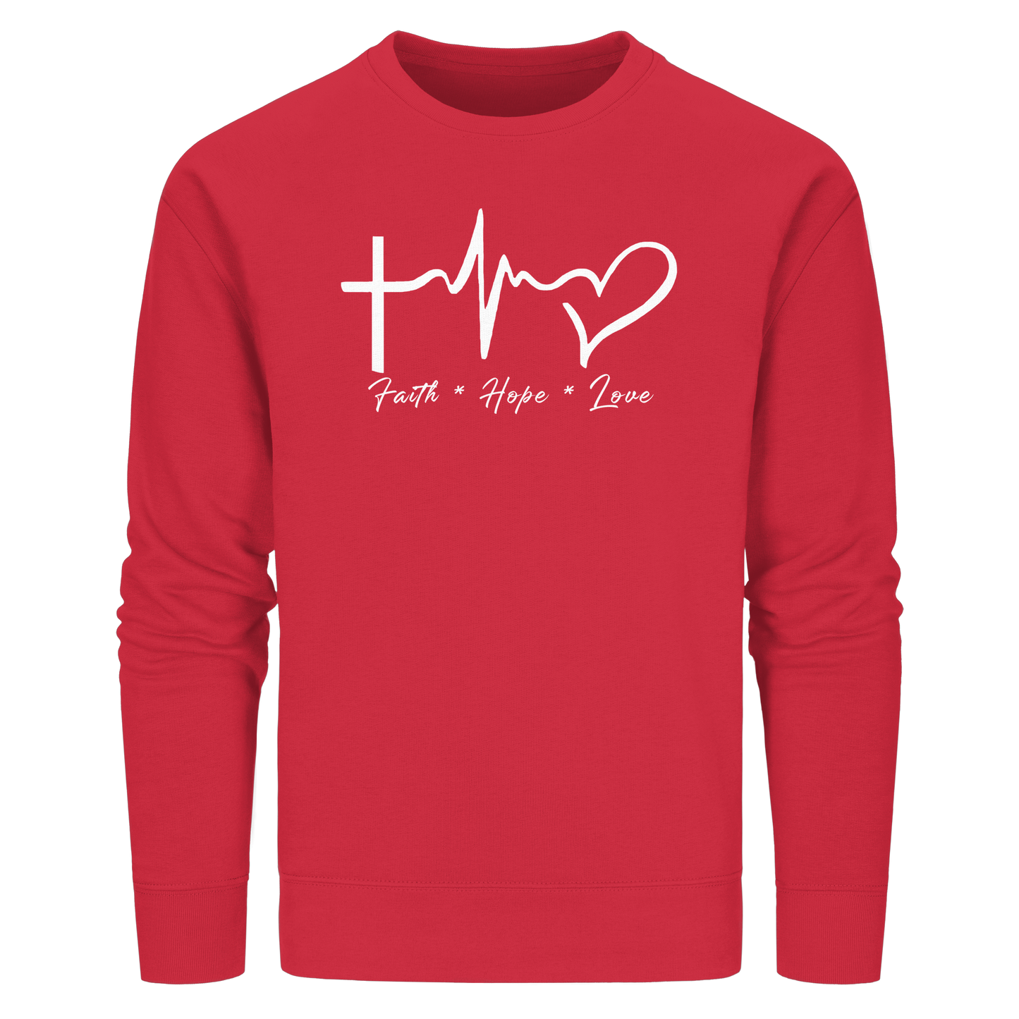 Faith * Hope * Love - Organic Basic Unisex Sweatshirt
