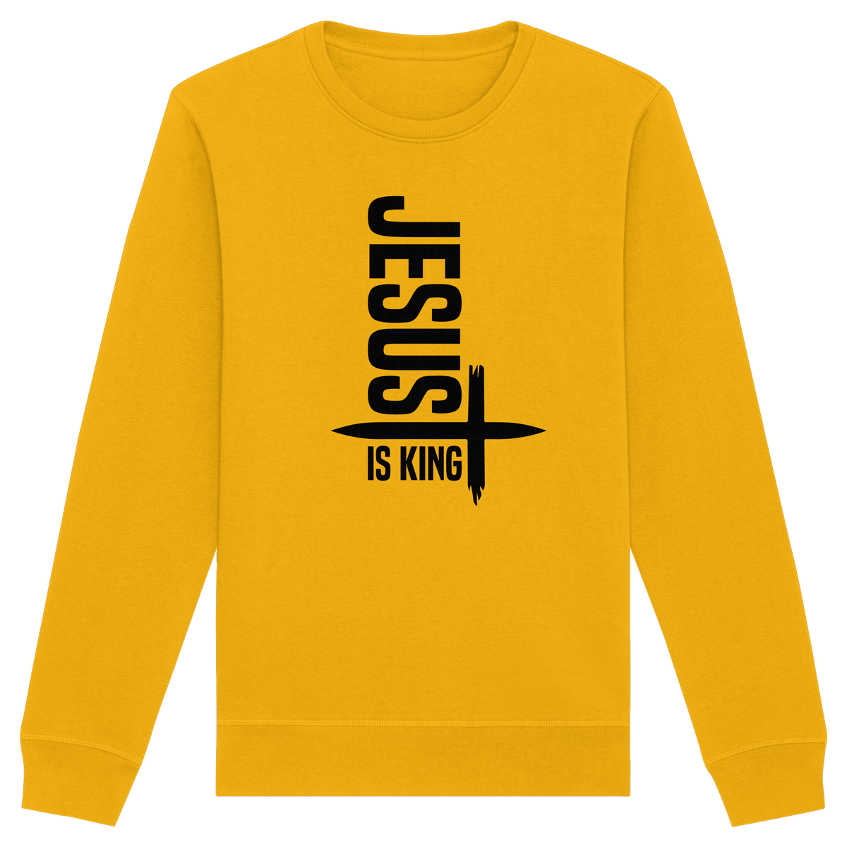 Jesus is King | Ein Statement des Glaubens - Organic Basic Unisex Sweatshirt