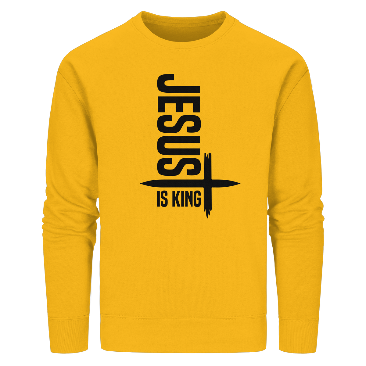 Jesus is King | Ein Statement des Glaubens - Organic Basic Unisex Sweatshirt