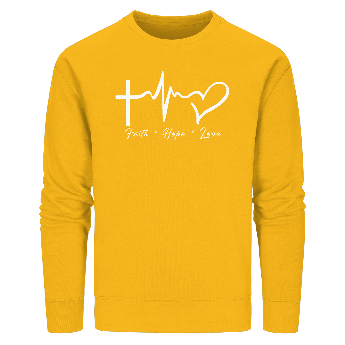 Faith * Hope * Love - Organic Basic Unisex Sweatshirt