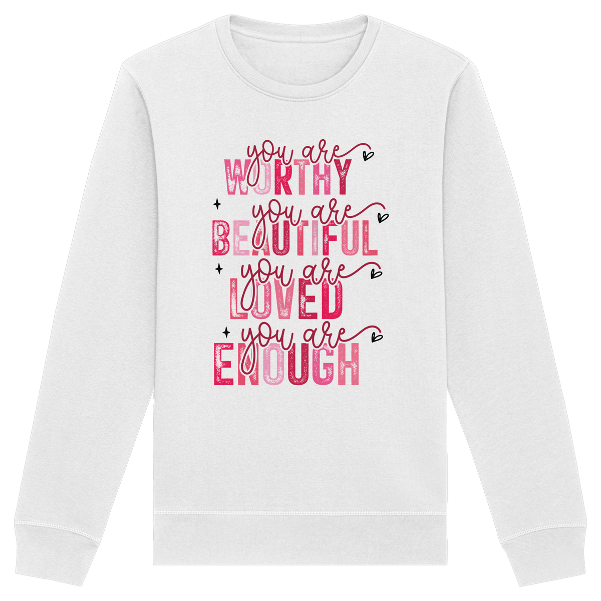 Du bist wertvoll – Eine Erinnerung an die Wahrheit - Organic Basic Unisex Sweatshirt