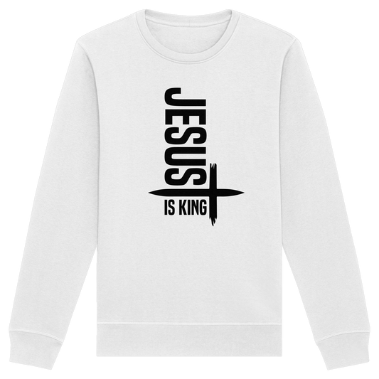 Jesus is King | Ein Statement des Glaubens - Organic Basic Unisex Sweatshirt