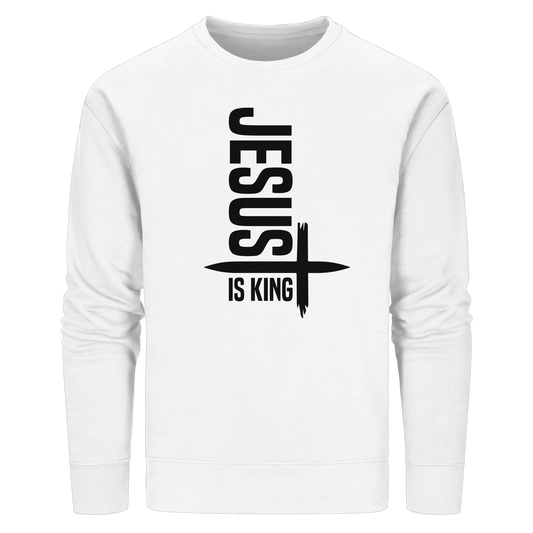 Jesus is King | Ein Statement des Glaubens - Organic Basic Unisex Sweatshirt