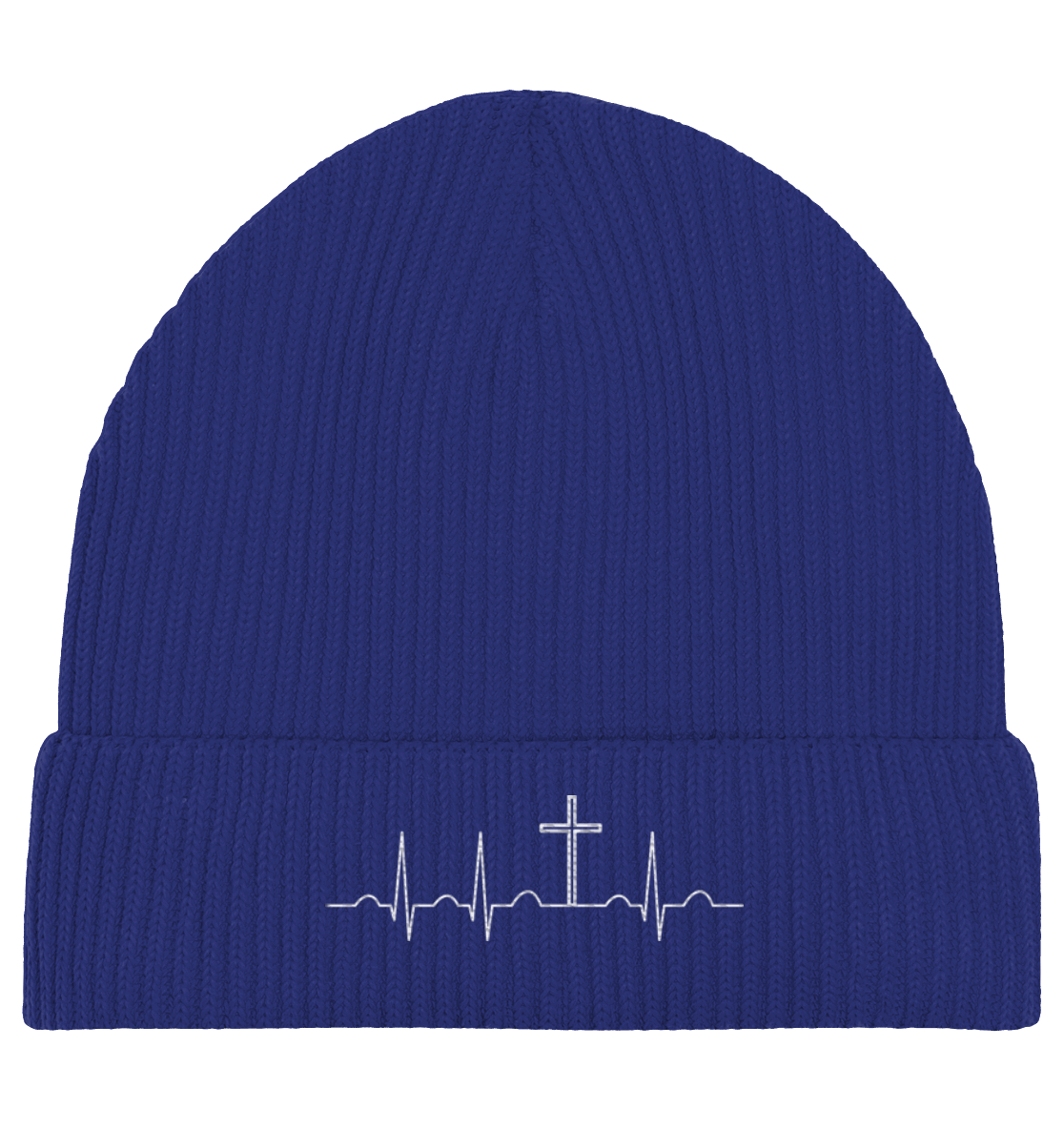 Mein Herz schlägt für Jesus - Organic Fisherman Beanie