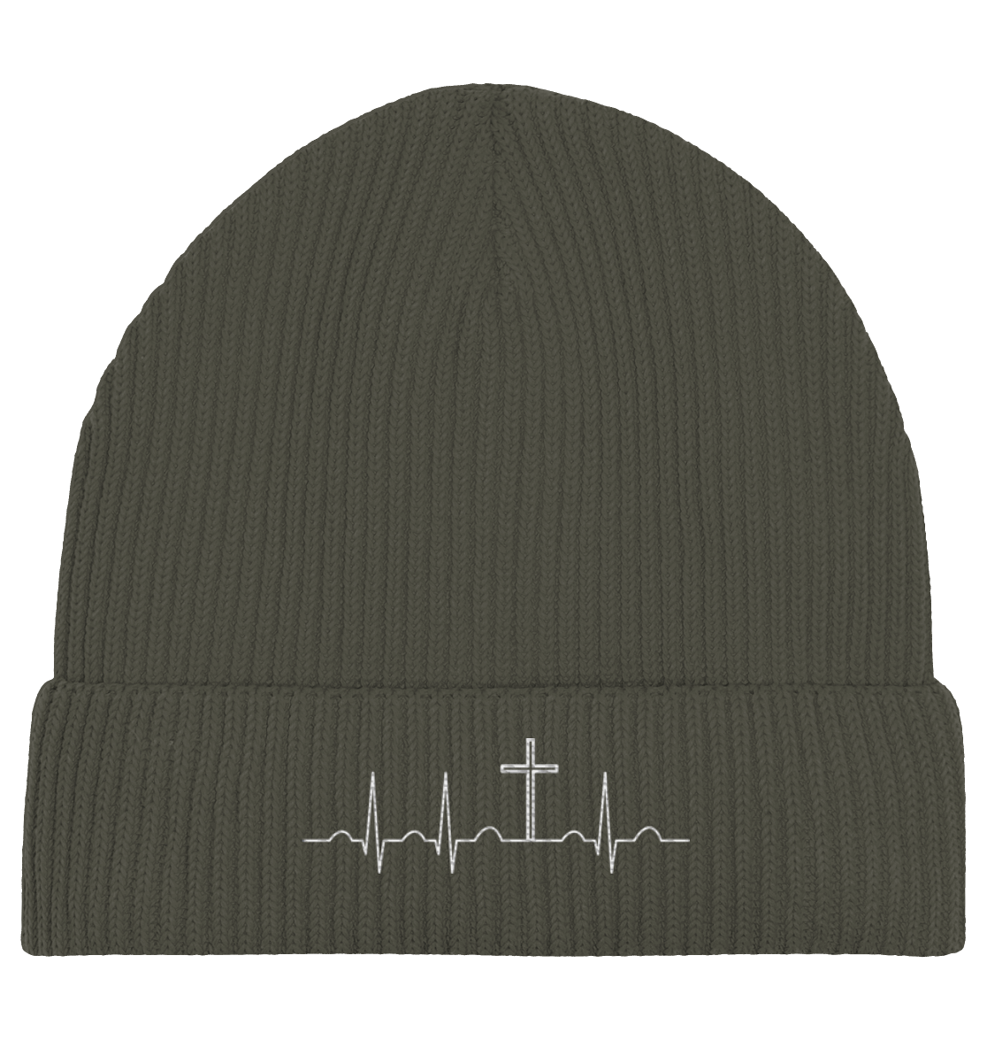 Mein Herz schlägt für Jesus - Organic Fisherman Beanie