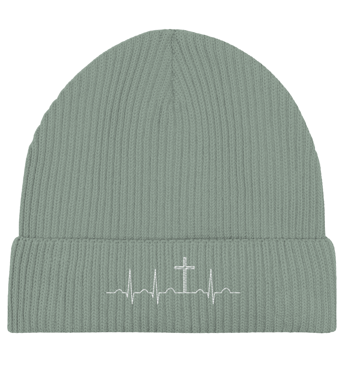 Mein Herz schlägt für Jesus - Organic Fisherman Beanie