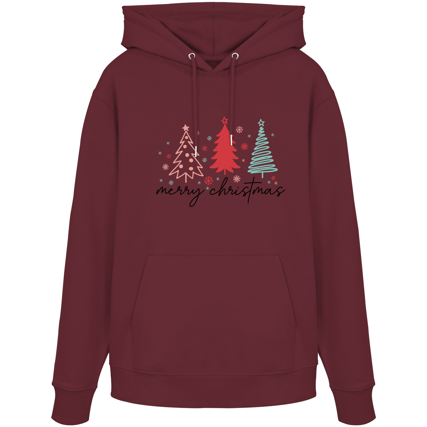 Elegante Weihnachtsgrüße - Organic Hoodie