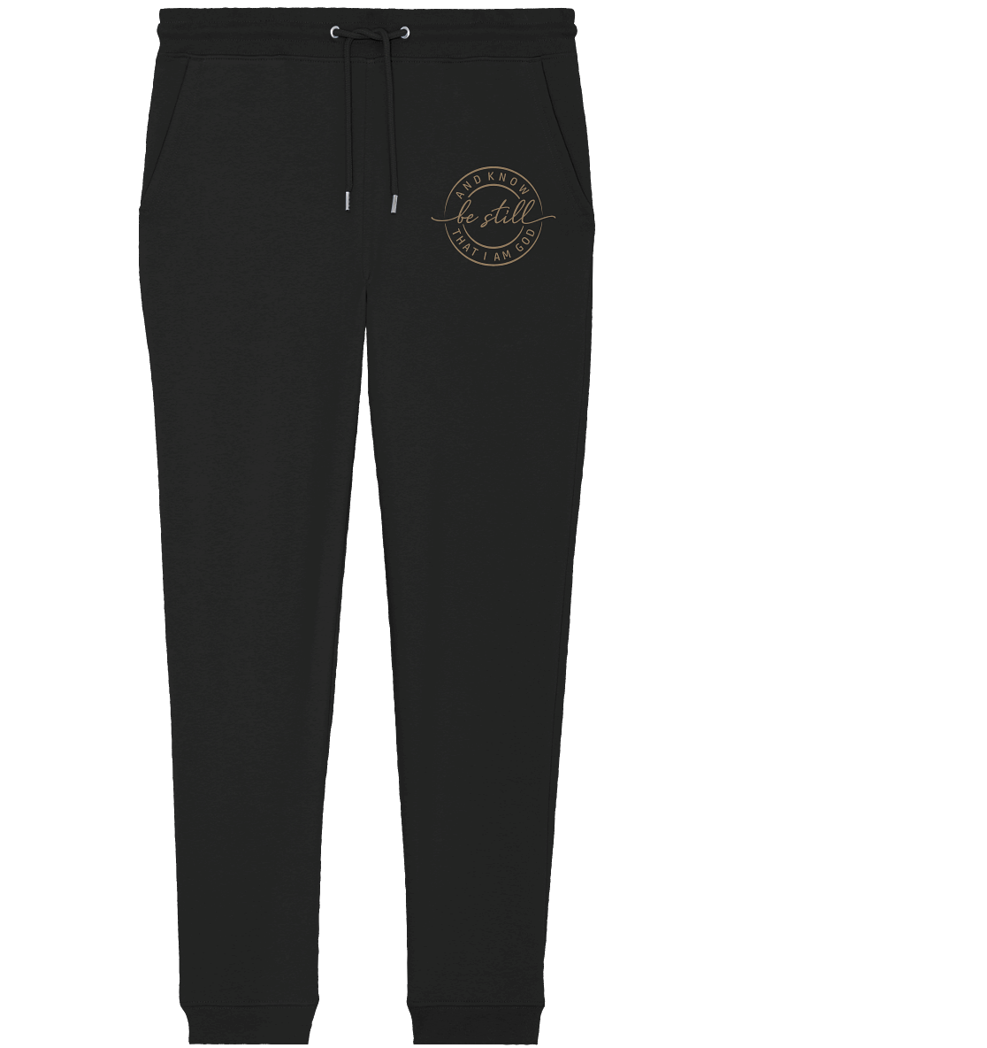 Sei still – und erkenne, dass ich Gott bin - Organic Jogger Pants