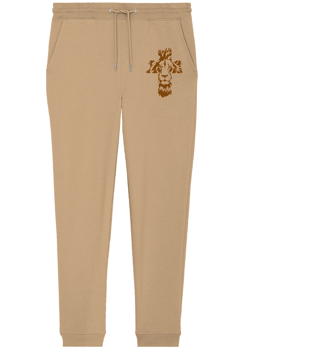 Im Zeichen des Löwen – Fest verwurzelt im Glauben | Christliche Kleidung - Organic Jogger Pants