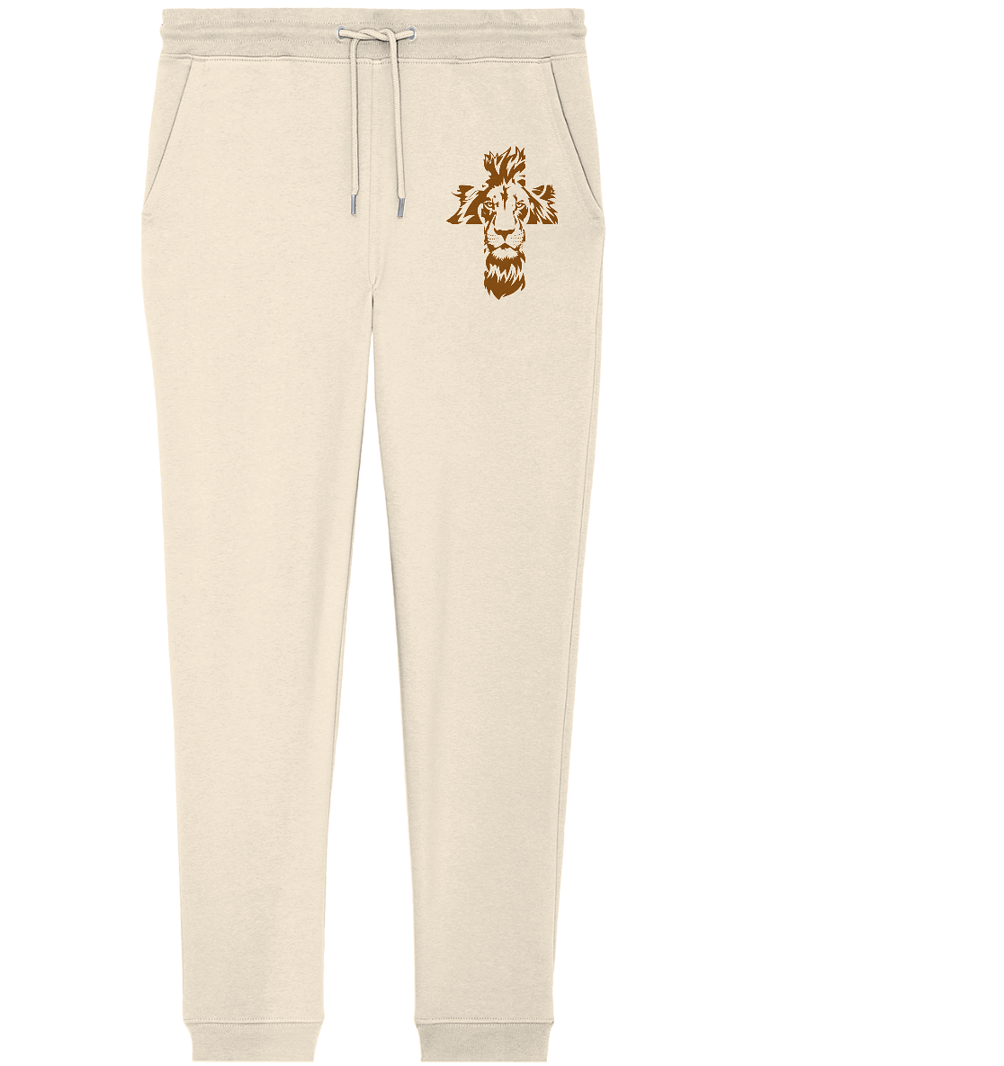 Im Zeichen des Löwen – Fest verwurzelt im Glauben | Christliche Kleidung - Organic Jogger Pants