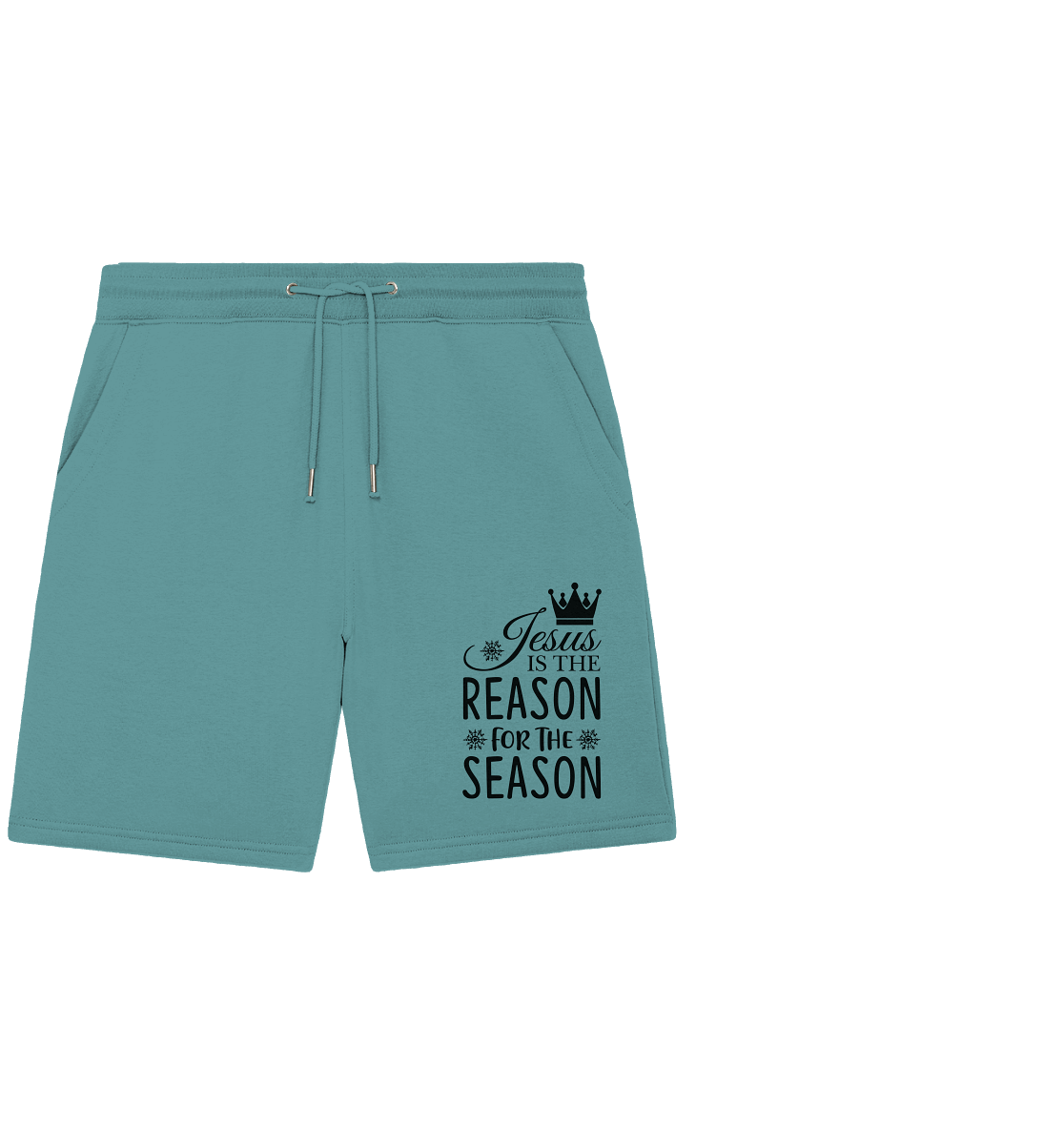 Jesus – Der Grund für die Weihnachtszeit | Christliche Geschenke - Organic Jogger Shorts