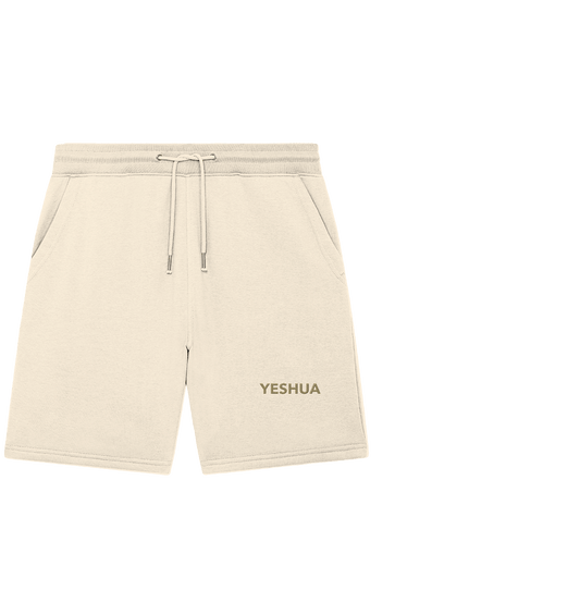 YESHUA – Der Name über allen Namen | Christliche Kleidung - Organic Jogger Shorts (Stick)