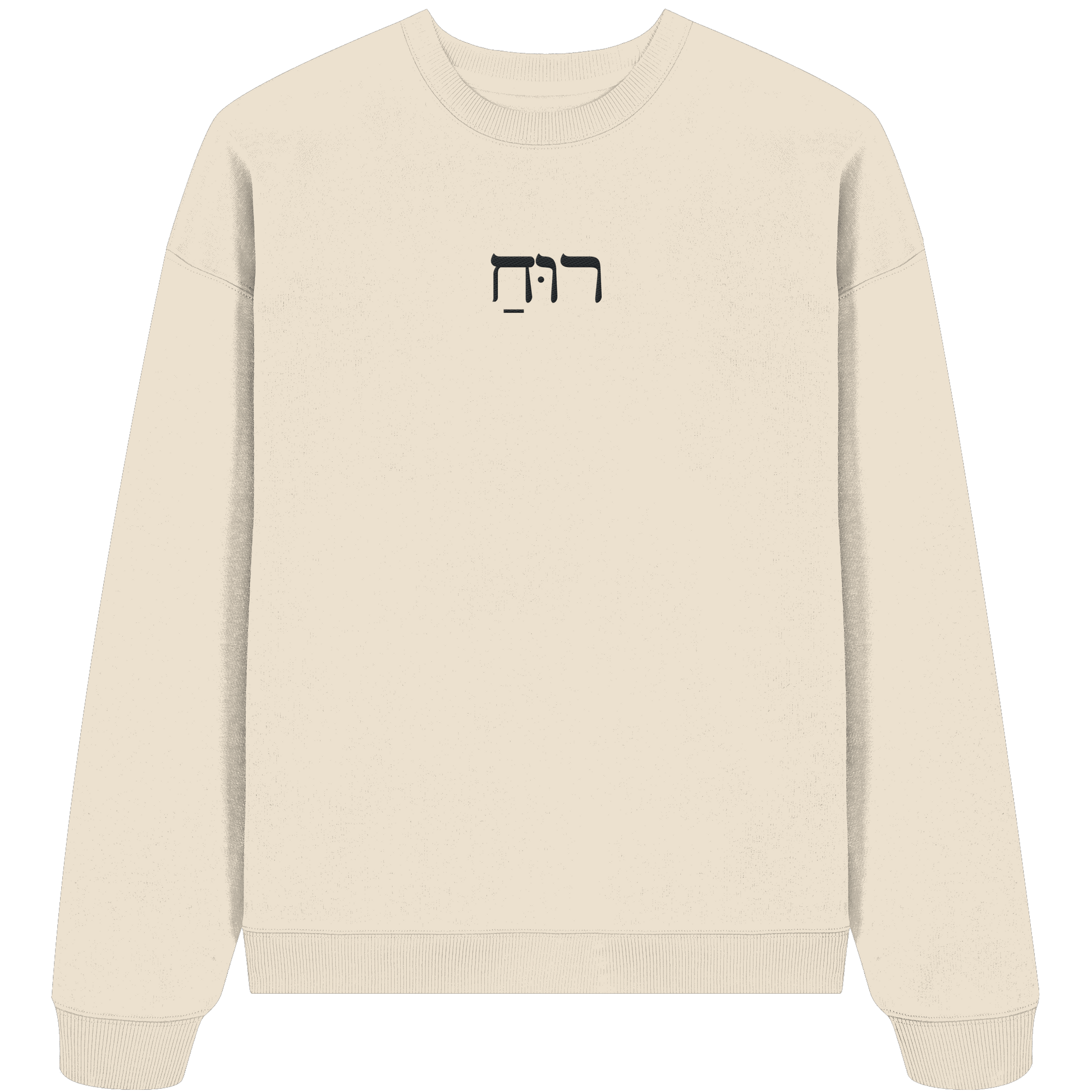 RUACH – Geist, Wind, Atem (Stick) | Christliche Kleidung - Organic Oversize Sweatshirt