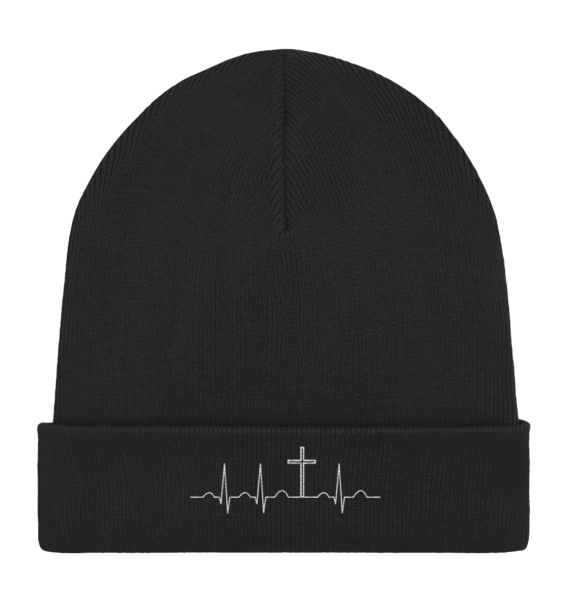 Mein Herz schlägt für Jesus - Organic Rib Beanie