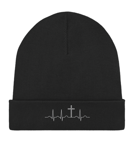 Mein Herz schlägt für Jesus - Organic Rib Beanie