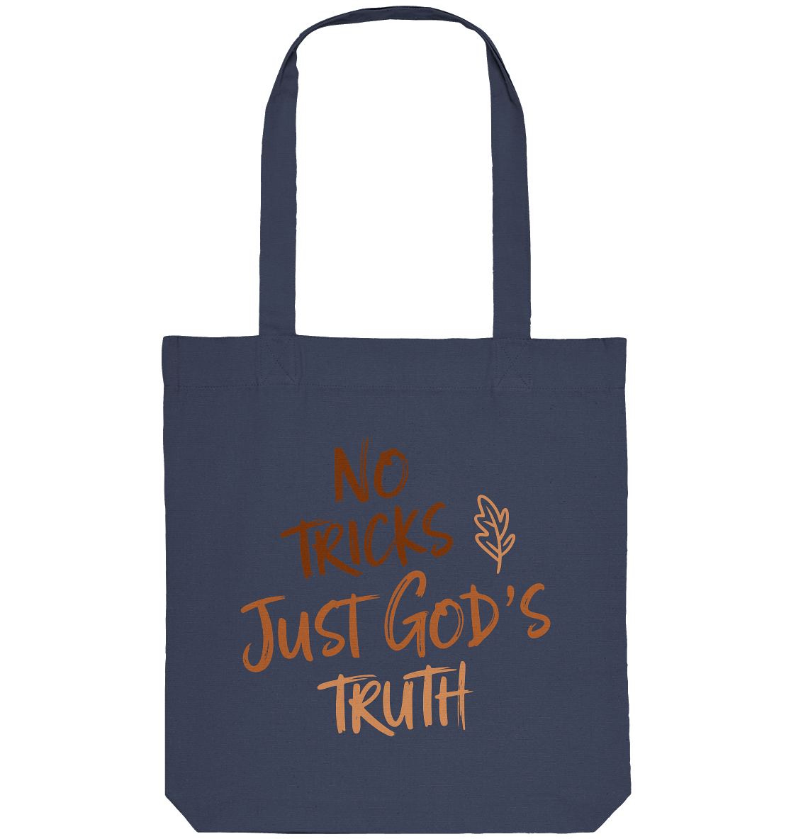 No Tricks – Just God’s Truth | Christliche Kleidung & Geschenke im Retro-Design für Herbst & Halloween - Organic Tote-Bag