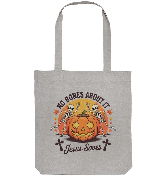 No Bones About It – Jesus Saves | Christliche Kleidung & Geschenke zu Halloween - Organic Tote-Bag