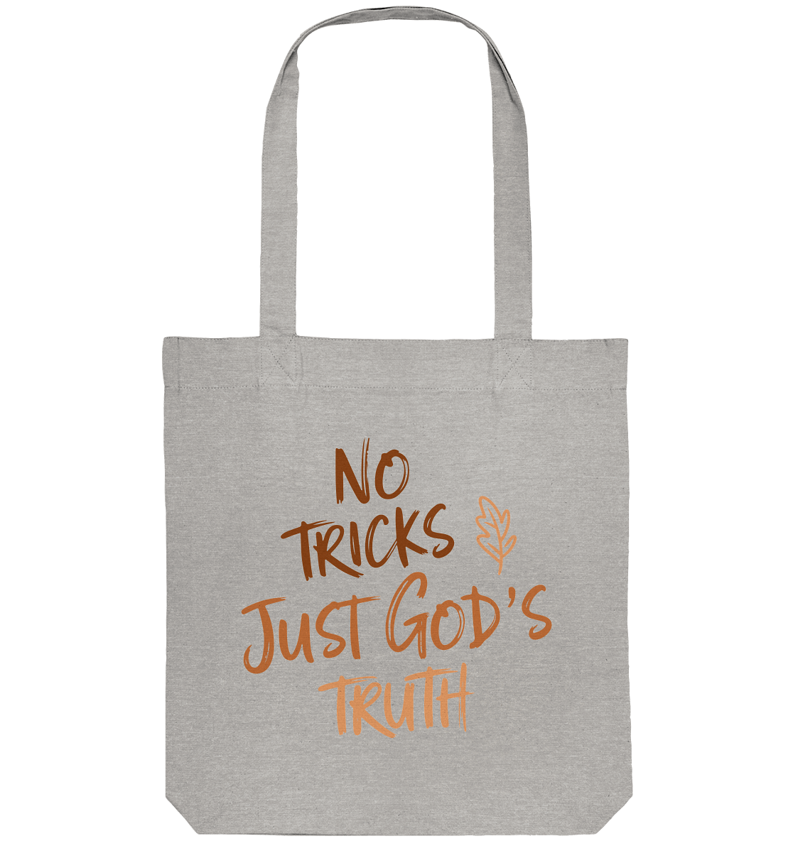No Tricks – Just God’s Truth | Christliche Kleidung & Geschenke im Retro-Design für Herbst & Halloween - Organic Tote-Bag