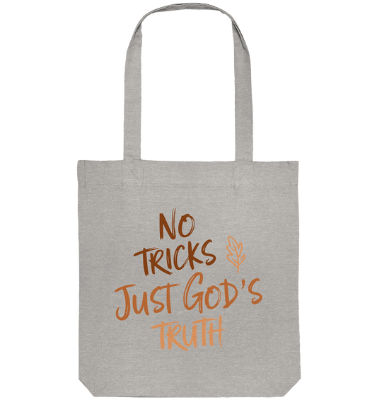 No Tricks – Just God’s Truth | Christliche Kleidung & Geschenke im Retro-Design für Herbst & Halloween - Organic Tote-Bag