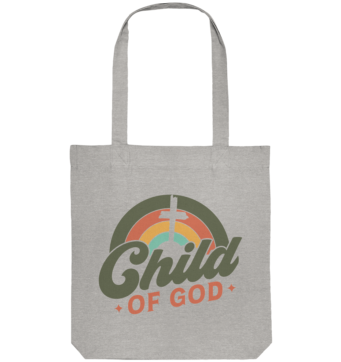 "Kind Gottes" im Retro-Look - Organic Tote-Bag