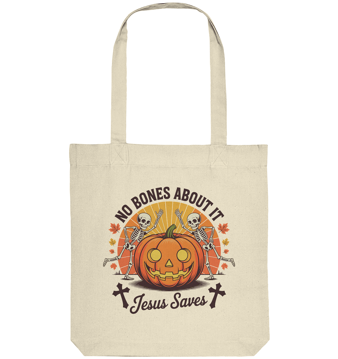 No Bones About It – Jesus Saves | Christliche Kleidung & Geschenke zu Halloween - Organic Tote-Bag
