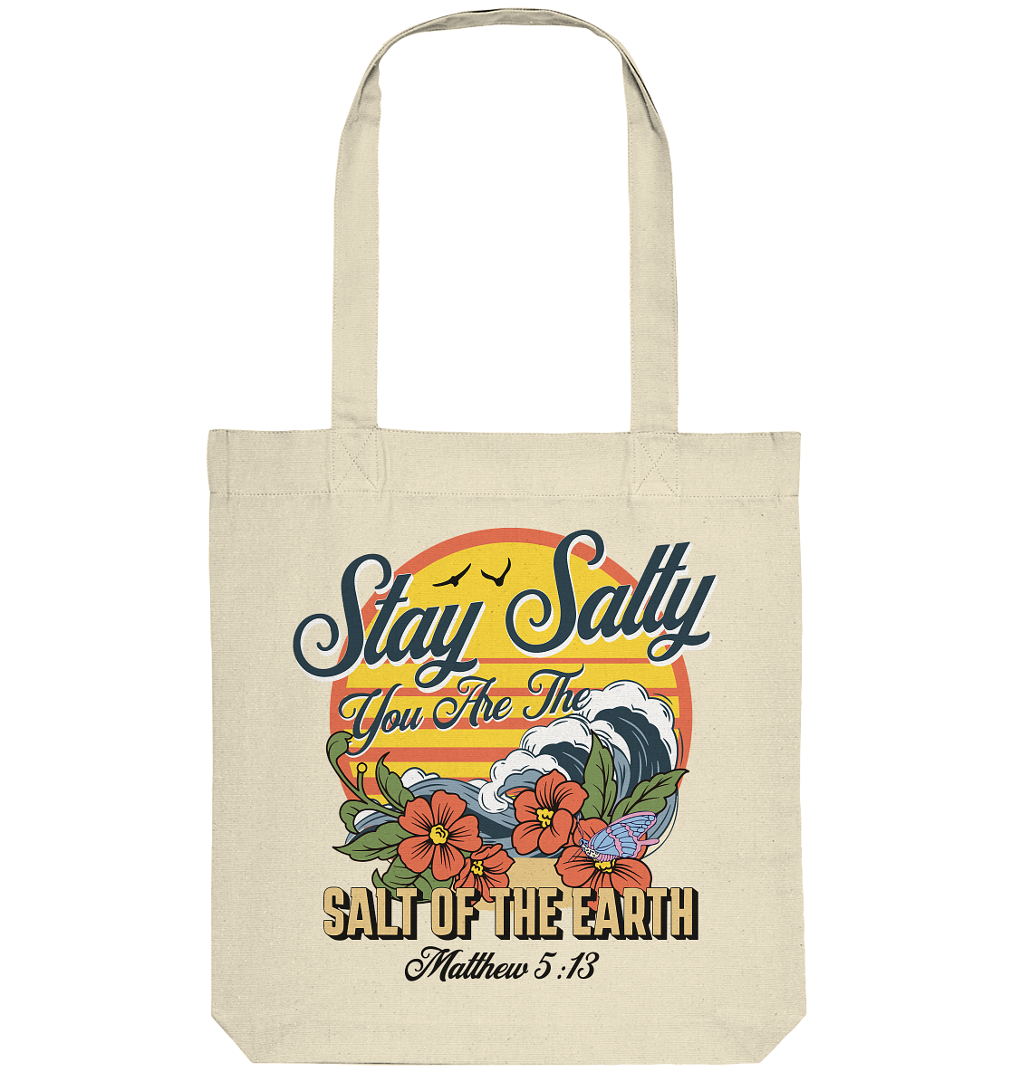 Stay Salty - Retro - Organic Tote-Bag
