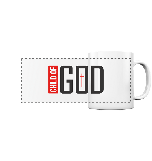 Child of God – Deine Identität in Christus | Christliche Kleidung - Panorama Tasse