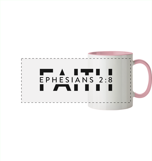 Faith - A Gift of Grace - Panorama Mug two-tone