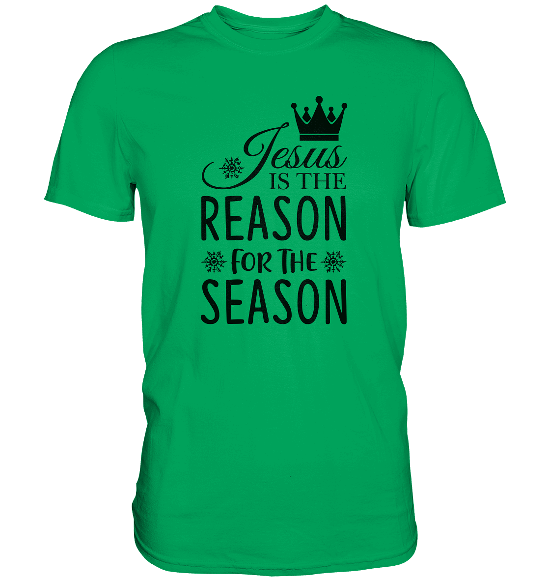 Jesus – Der Grund für die Weihnachtszeit | Christliche Geschenke - Premium Shirt