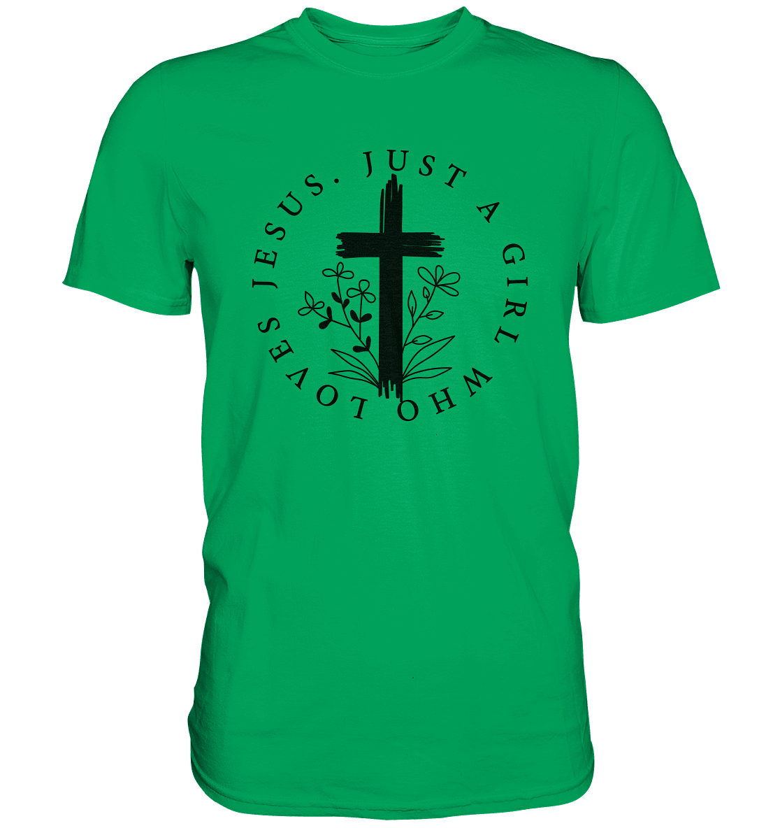Just a girl who loves Jesus - Premium Shirt