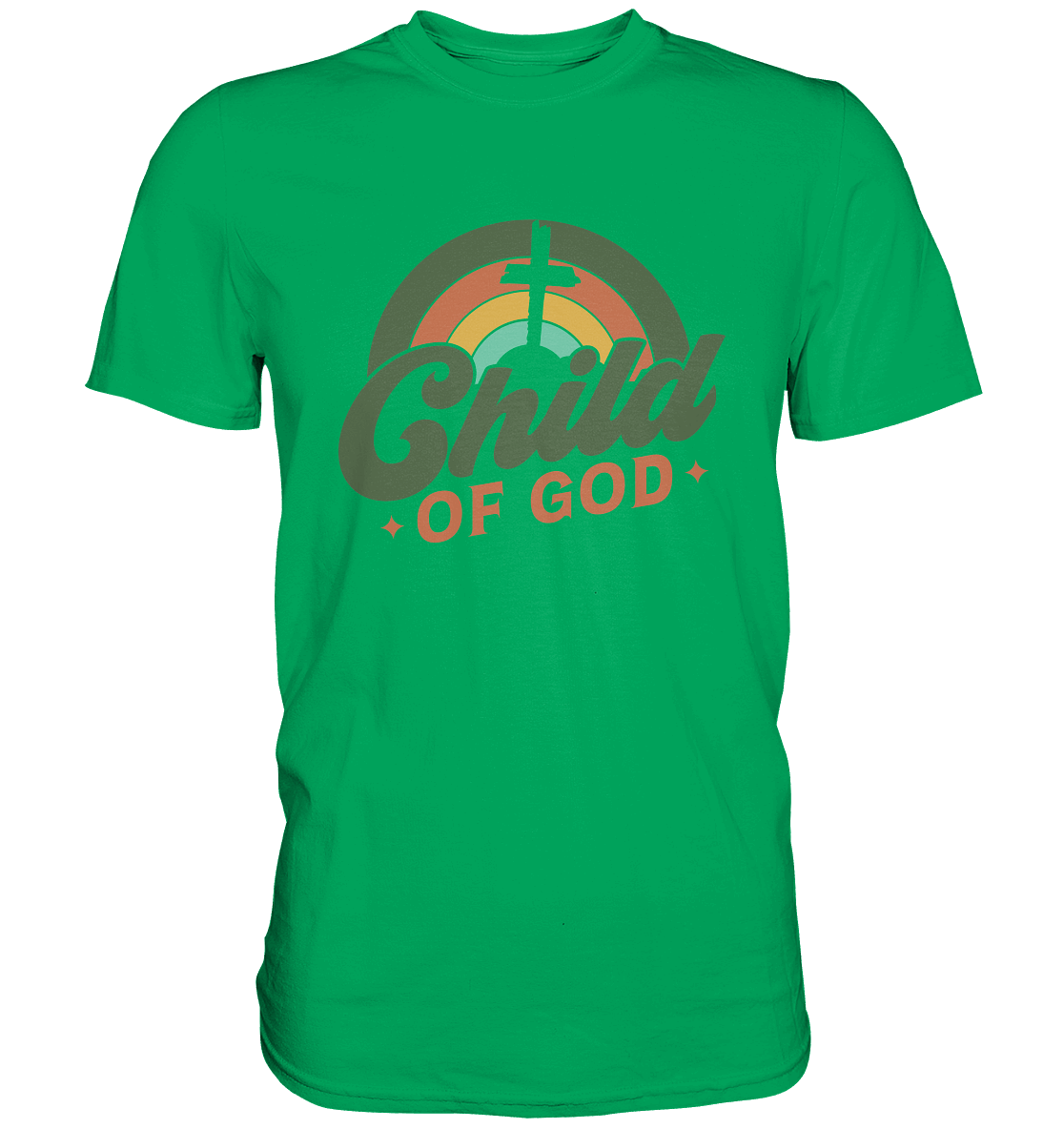 "Kind Gottes" im Retro-Look - Premium Shirt