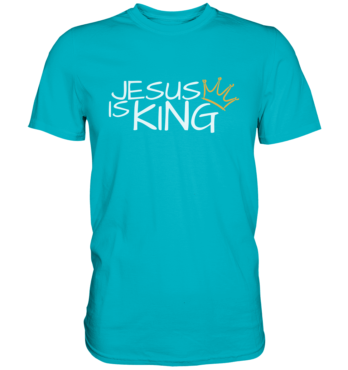 Jesus is King – Eine kraftvolle Botschaft des Glaubens | Christliche Kleidung - Premium Shirt