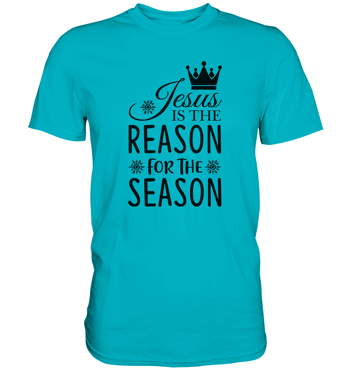 Jesus – Der Grund für die Weihnachtszeit | Christliche Geschenke - Premium Shirt