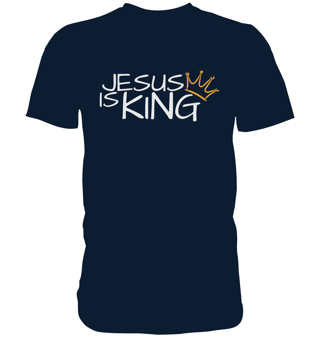 Jesus is King – Eine kraftvolle Botschaft des Glaubens | Christliche Kleidung - Premium Shirt