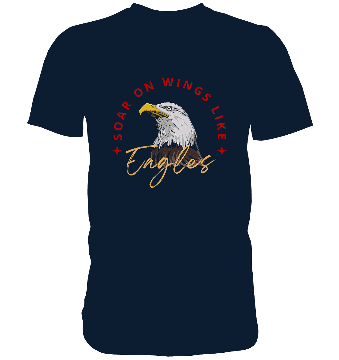 Flügel der Hoffnung - Inspiriert von Jesaja 40:31  - Premium Shirt