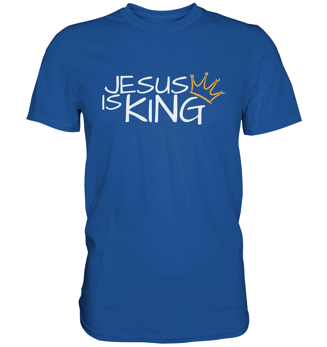 Jesus is King – Eine kraftvolle Botschaft des Glaubens | Christliche Kleidung - Premium Shirt