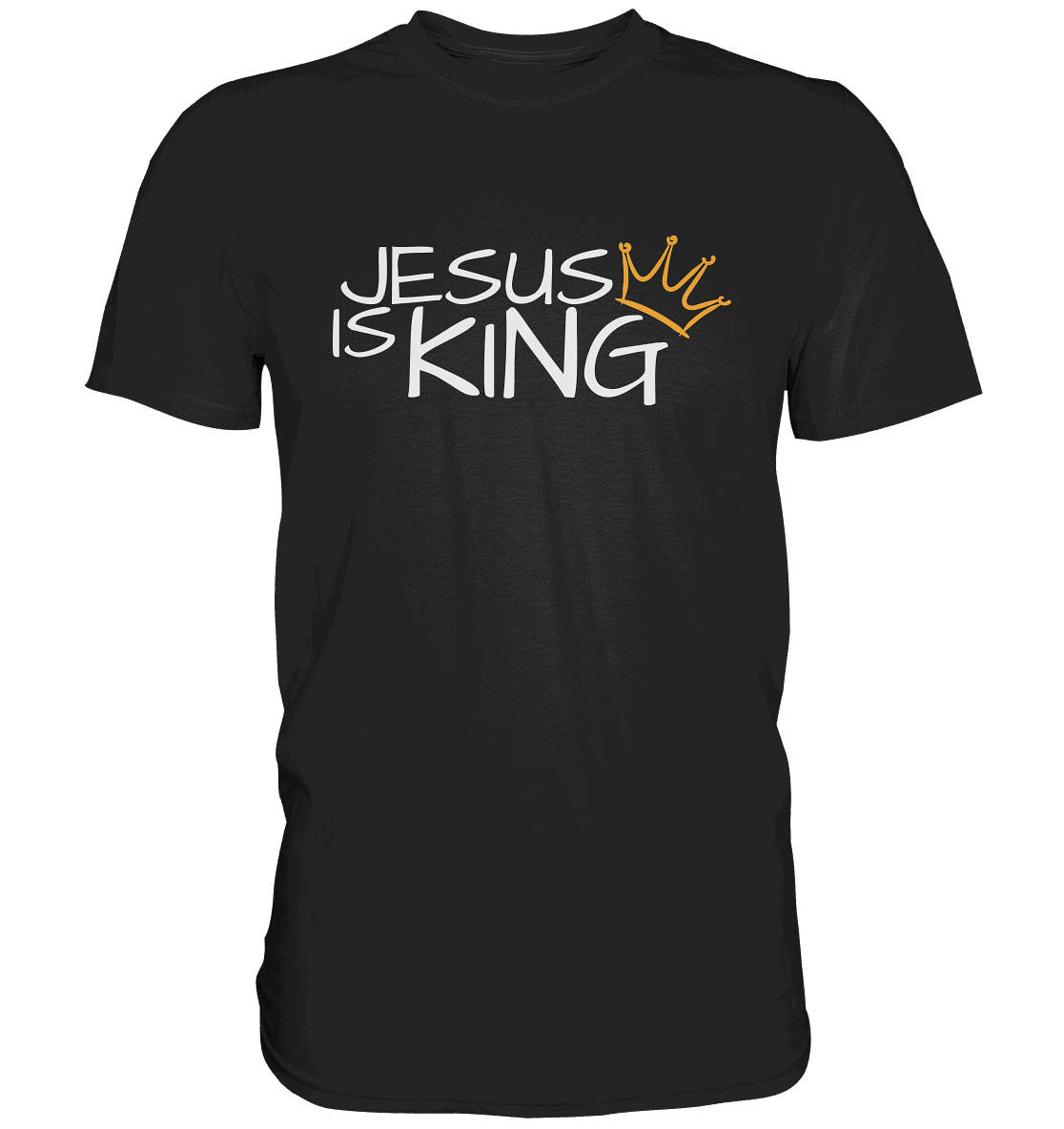 Jesus is King – Eine kraftvolle Botschaft des Glaubens | Christliche Kleidung - Premium Shirt