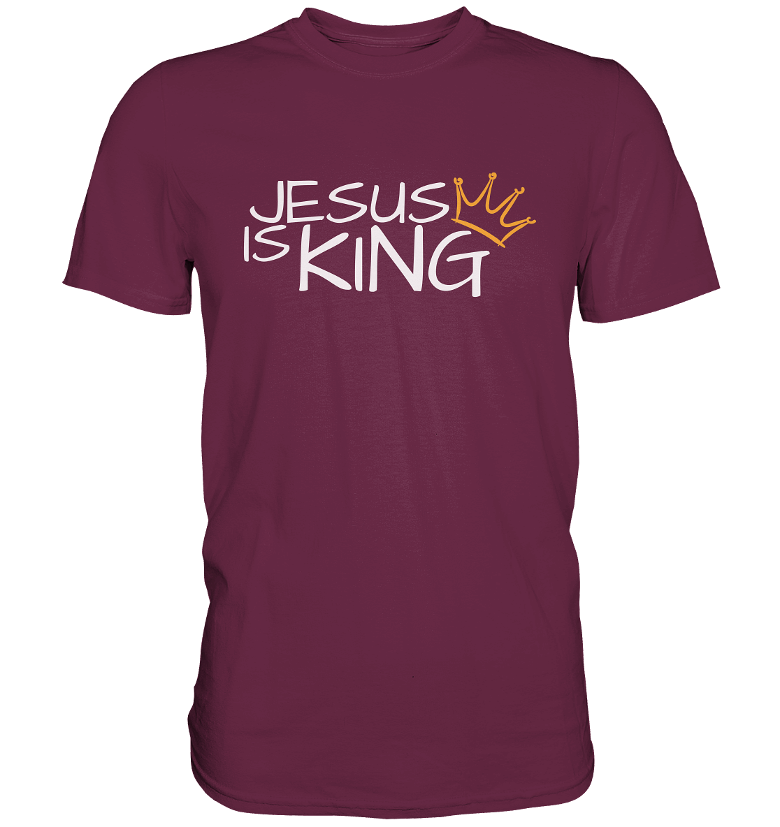 Jesus is King – Eine kraftvolle Botschaft des Glaubens | Christliche Kleidung - Premium Shirt