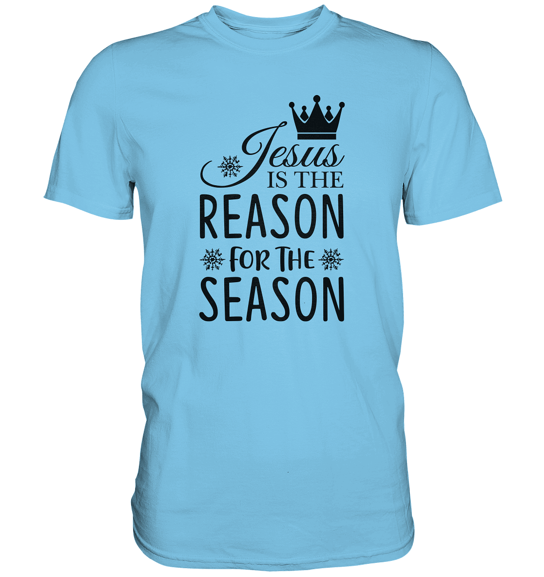 Jesus – Der Grund für die Weihnachtszeit | Christliche Geschenke - Premium Shirt