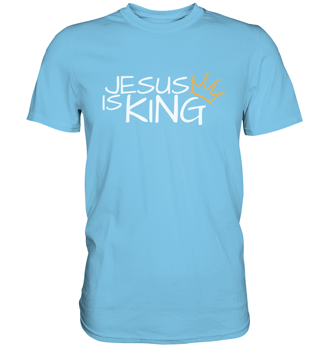 Jesus is King – Eine kraftvolle Botschaft des Glaubens | Christliche Kleidung - Premium Shirt