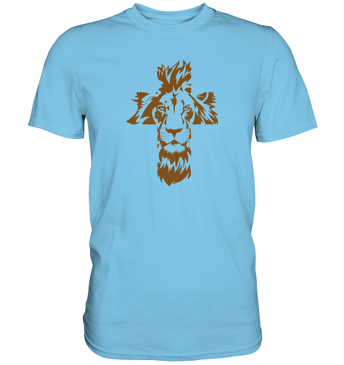 Im Zeichen des Löwen – Fest verwurzelt im Glauben | Christliche Kleidung - Premium Shirt