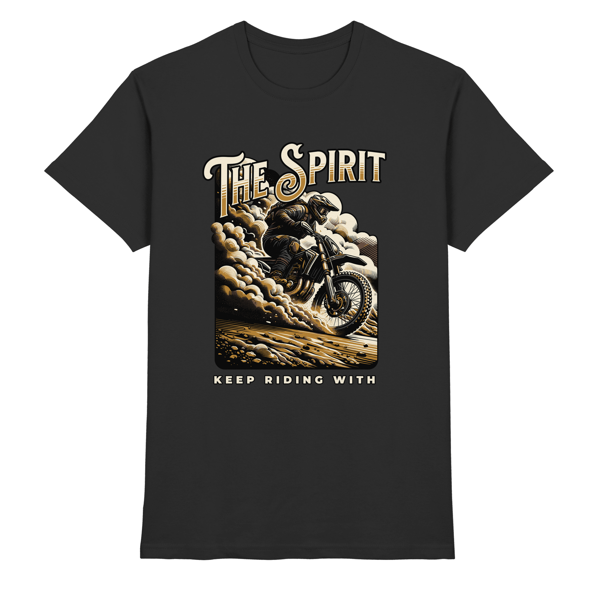 Keep Riding with the Spirit | Christliche Kleidung & Geschenke im Motocross-Design - Premium Shirt