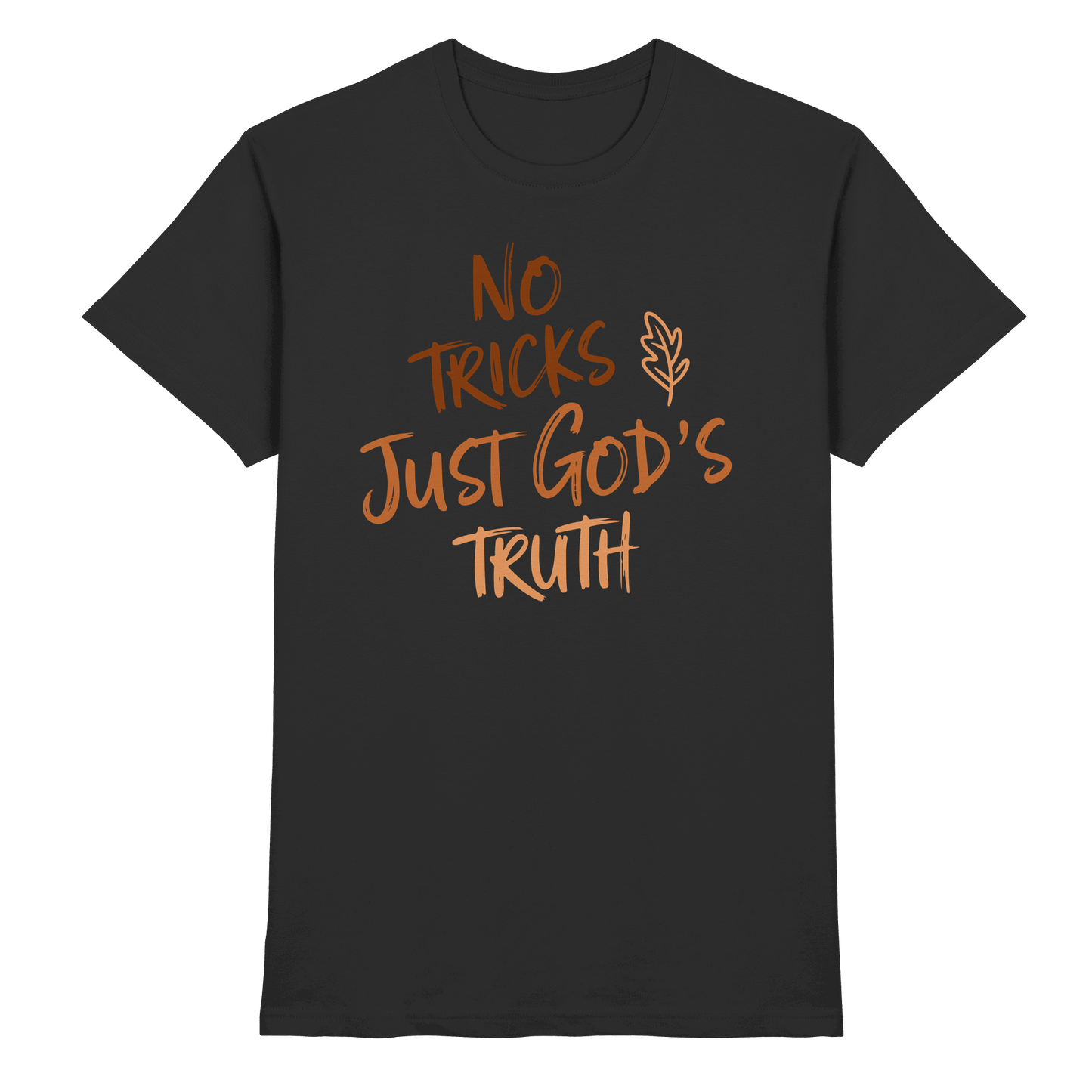 No Tricks – Just God’s Truth | Christliche Kleidung & Geschenke im Retro-Design für Herbst & Halloween - Premium Shirt