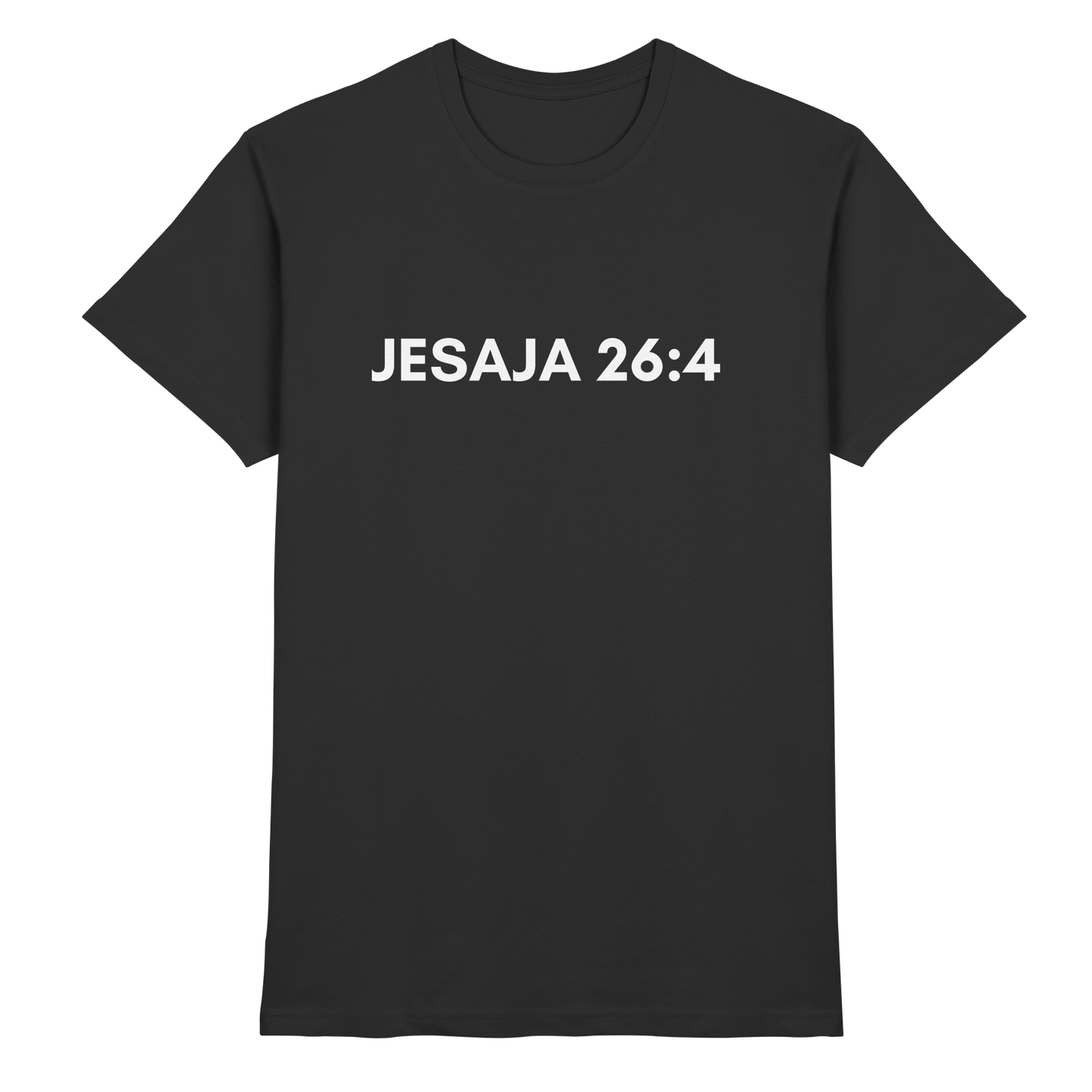 Jesaja 26,4 – Der Herr ist ein ewiger Fels | Christliches Bibelvers Design - Premium Shirt