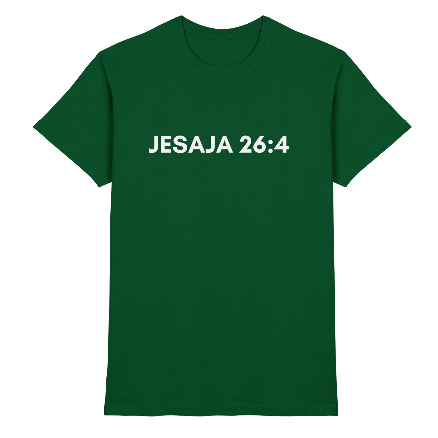 Jesaja 26,4 – Der Herr ist ein ewiger Fels | Christliches Bibelvers Design - Premium Shirt