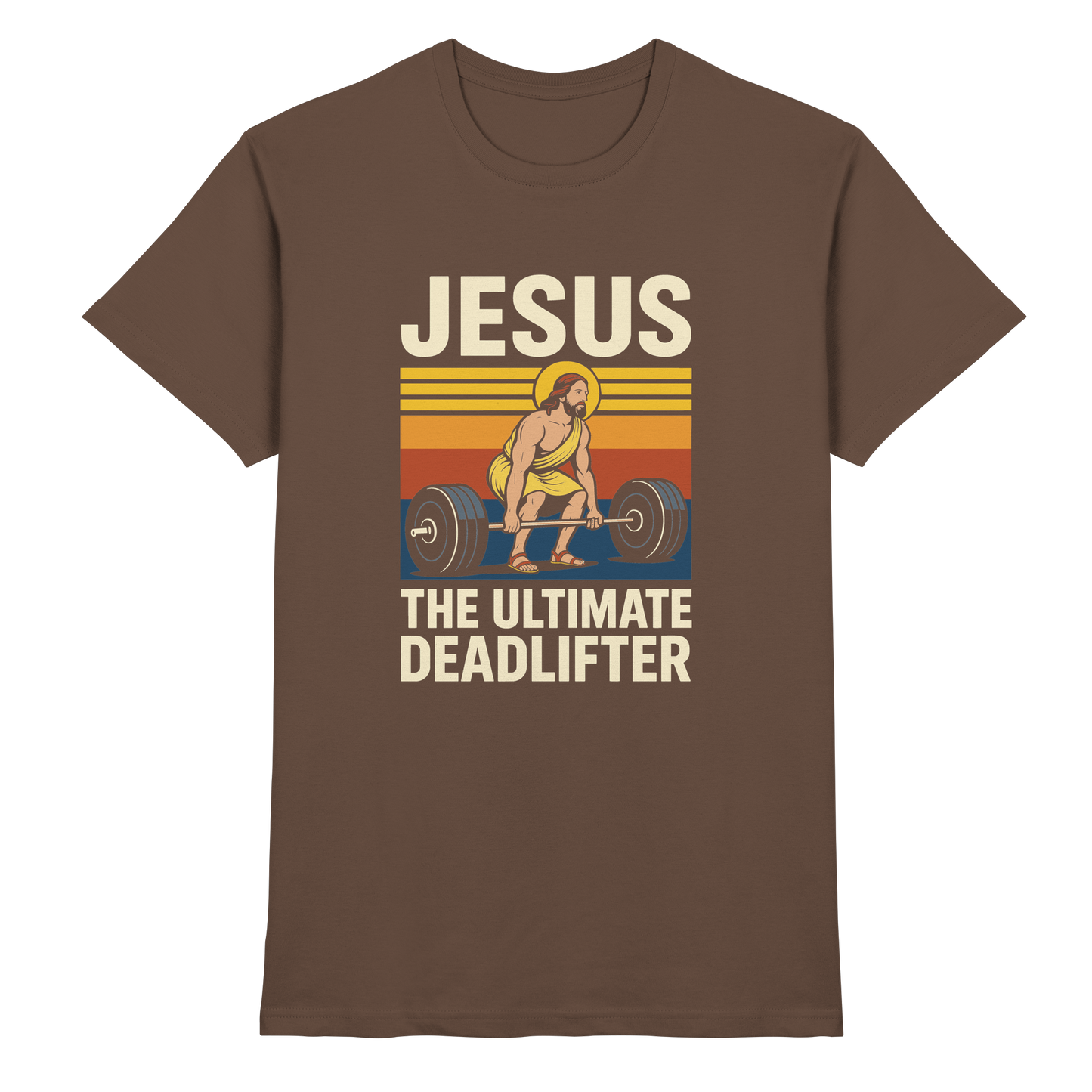 Jesus Deadlifter – Jesus the Ultimate Deadlifter | Christliches Fitness Design - Premium Shirt
