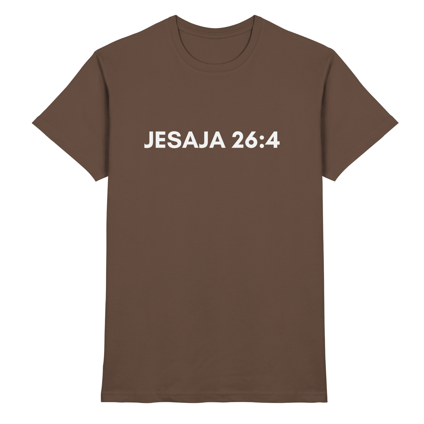 Jesaja 26,4 – Der Herr ist ein ewiger Fels | Christliches Bibelvers Design - Premium Shirt