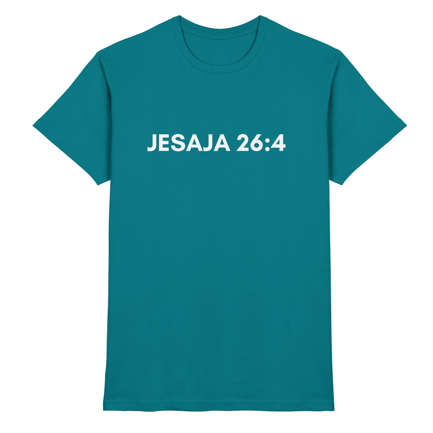 Jesaja 26,4 – Der Herr ist ein ewiger Fels | Christliches Bibelvers Design - Premium Shirt