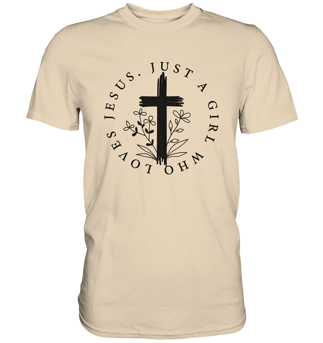 Just a girl who loves Jesus - Premium Shirt