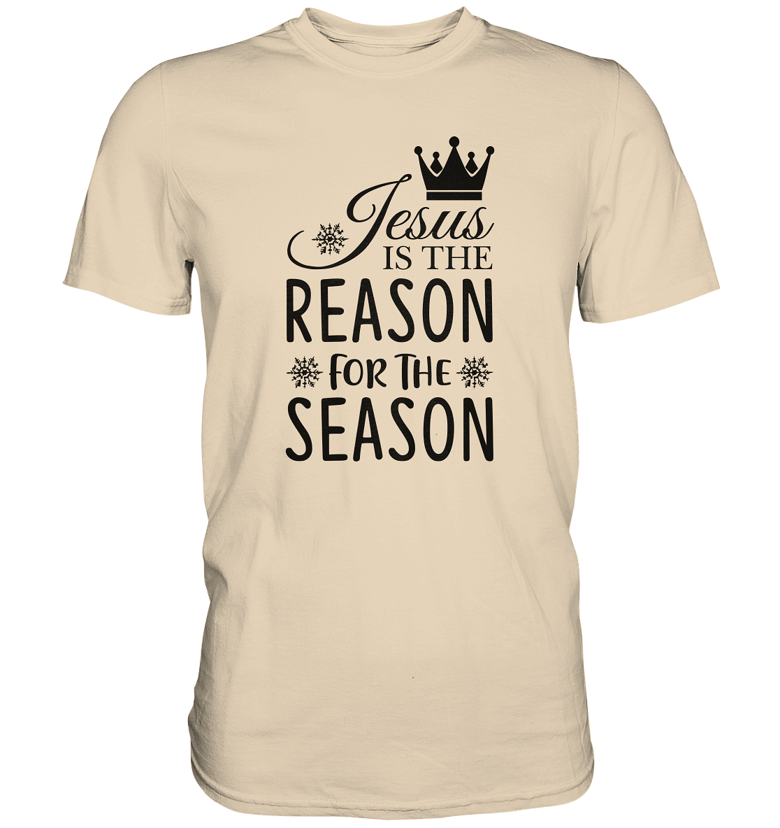 Jesus – Der Grund für die Weihnachtszeit | Christliche Geschenke - Premium Shirt